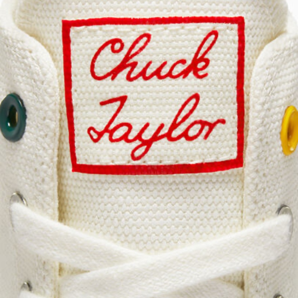 Converse Chick 70 High-Top Sneakers - Cream and Orange - Picture 9 of 9
